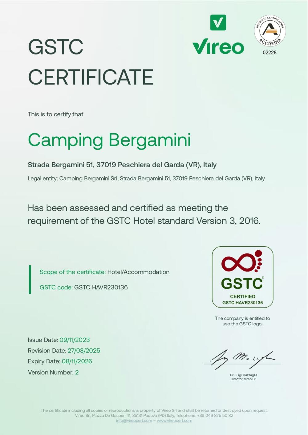 Always more sustainable _ GSTC Accredited